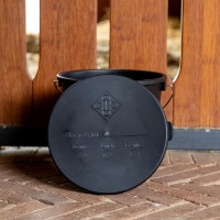 Secchio con coperchio Grooming Deluxe by Kentucky Nero Secchio con coperchio Grooming Deluxe by Kentucky Nero