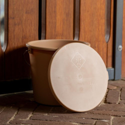 Secchio con coperchio Grooming Deluxe by Kentucky Beige Secchio con coperchio Grooming Deluxe by Kentucky Beige
