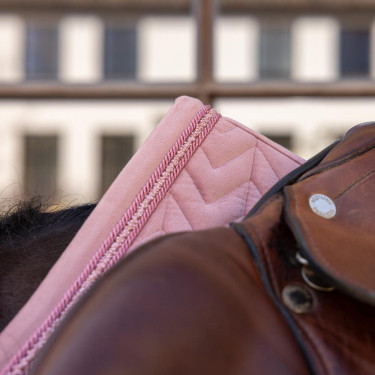 Sottosella Kentucky Velvet Mini Pearls Jumping Rosa antico