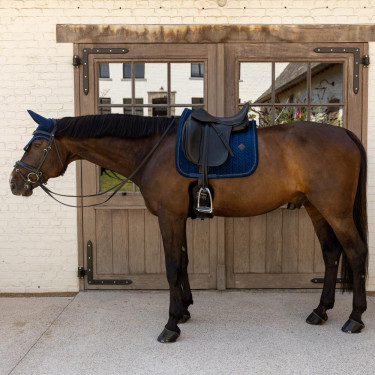 Sottosella Kentucky velvet mini Pearls Dressage Marina Blu marino