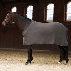 Coperta in pile Imperial Riding Fundamental Basic Grigio