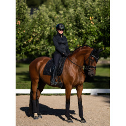 Fasce da polo Equestrian Stockholm Tutto nero scintillante