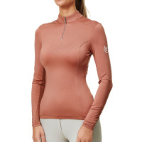Maglia tecnica Equestrian Stockholm Air Breeze da donna Edizione nera