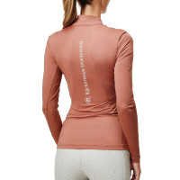 Maglia tecnica Equestrian Stockholm Air Breeze da donna Edizione nera