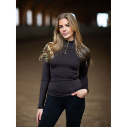 Maglia tecnica Equestrian Stockholm Air Breeze da donna Marrone dorato Maglia tecnica Equestrian Stockholm Air Breeze da donna Marrone dorato