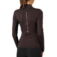 Maglia tecnica Equestrian Stockholm Air Breeze da donna Edizione nera Nero