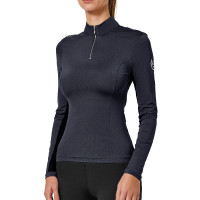 Maglia tecnica Equestrian Stockholm Air Breeze da donna Blu notte Blu marino