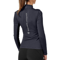 Maglia tecnica Equestrian Stockholm Air Breeze da donna Blu notte Blu marino