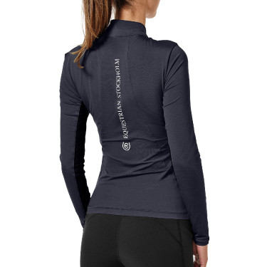 Maglia tecnica Equestrian Stockholm Air Breeze da donna Blu notte Blu marino Maglia tecnica Equestrian Stockholm Air Breeze da donna Blu notte Blu marino