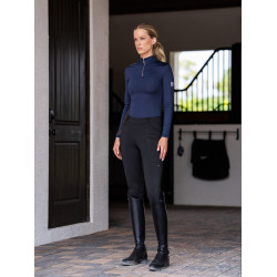 Maglia tecnica Equestrian Stockholm Air Breeze da donna Blu notte Blu marino Maglia tecnica Equestrian Stockholm Air Breeze da donna Blu notte Blu marino