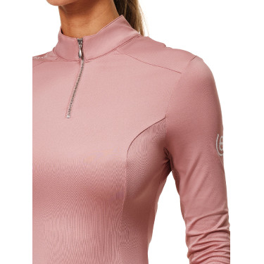 Maglia tecnica Equestrian Stockholm Air Breeze da donna Rosa