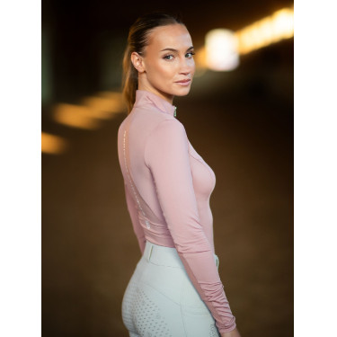 Maglia tecnica Equestrian Stockholm Air Breeze da donna Rosa