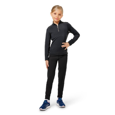 Base Layer Equestrian Stockholm Air Breeze Sunshirt Young Rider Nero