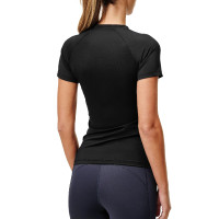 Maglia base Equestrian Stockholm Dynamic da donna a maniche corte Nero edizione Maglia base Equestrian Stockholm Dynamic da donna a maniche corte Nero edizione