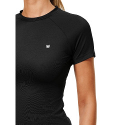 Maglia base Equestrian Stockholm Dynamic da donna a maniche corte Nero edizione