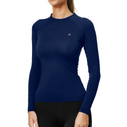Base Layer Equestrian Stockholm Dynamic donna maniche lunghe Laguna blush
