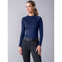 Base Layer Equestrian Stockholm Dynamic donna maniche lunghe Laguna blush
