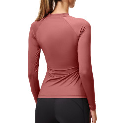 Base Layer Equestrian Stockholm Dynamic donna maniche lunghe Rosa ambra Bianco