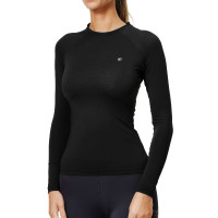 Base Layer Equestrian Stockholm Dynamic donna maniche lunghe Nero