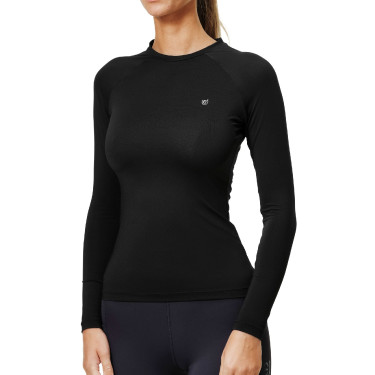 Base Layer Equestrian Stockholm Dynamic donna maniche lunghe Nero