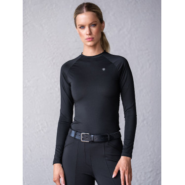 Base Layer Equestrian Stockholm Dynamic donna maniche lunghe Nero