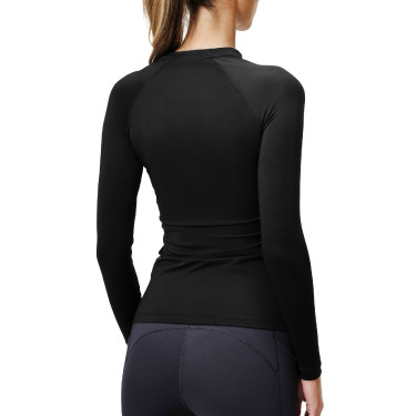 Base Layer Equestrian Stockholm Dynamic donna maniche lunghe Nero