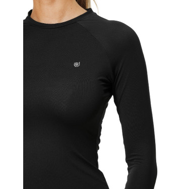 Base Layer Equestrian Stockholm Dynamic donna maniche lunghe Nero
