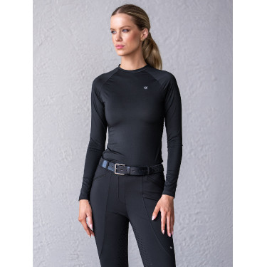 Base Layer Equestrian Stockholm Dynamic donna maniche lunghe Nero