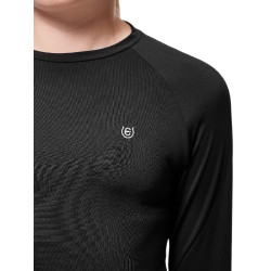 Base layer Equestrian Stockholm Dynamic Young Rider a maniche lunghe Nero Base layer Equestrian Stockholm Dynamic Young Rider a maniche lunghe Nero