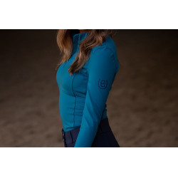 Base layer Equestrian Stockholm Vision a maniche lunghe da donna Blu aurora
