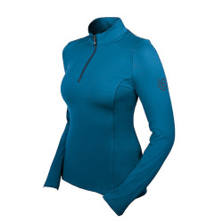 Base layer Equestrian Stockholm Vision a maniche lunghe da donna Prateria blu