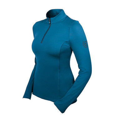 Base layer Equestrian Stockholm Vision a maniche lunghe da donna Prateria blu