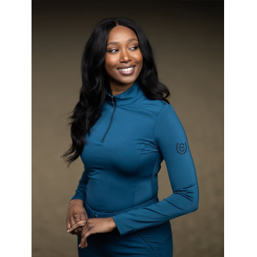 Base layer Equestrian Stockholm Vision a maniche lunghe da donna Prateria blu