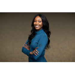 Base layer Equestrian Stockholm Vision a maniche lunghe da donna Prateria blu