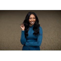 Base layer Equestrian Stockholm Vision a maniche lunghe da donna Prateria blu