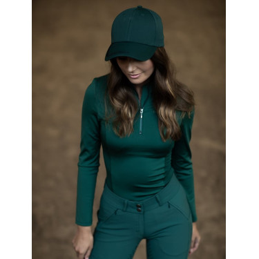 Base layer Equestrian Stockholm Vision a maniche lunghe da donna Verde sicomoro