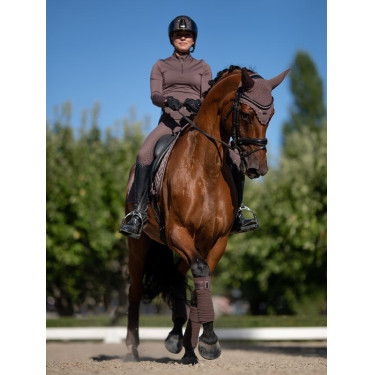 Cuffia anti-mosche Equestrian Stockholm Amaranto