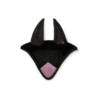 Cuffia anti-mosche Equestrian Stockholm Tutto nero scintillante