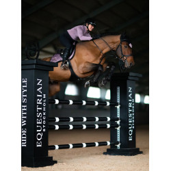 Cuffia anti-mosche Equestrian Stockholm Anemone Viola Cuffia anti-mosche Equestrian Stockholm Anemone Viola
