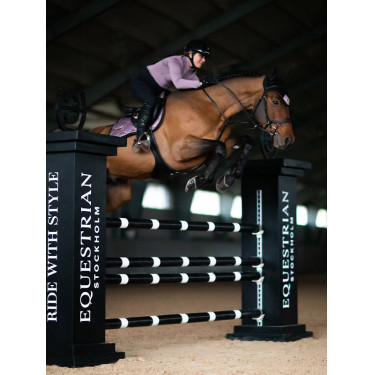 Cuffia anti-mosche Equestrian Stockholm Anemone Viola Cuffia anti-mosche Equestrian Stockholm Anemone Viola