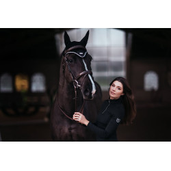Cuffia anti-mosche Equestrian Stockholm Nero edizione