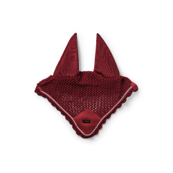 Cuffia anti-mosche Equestrian Stockholm Bordeaux