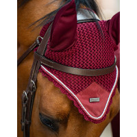 Cuffia anti-mosche Equestrian Stockholm Tutto nero scintillante