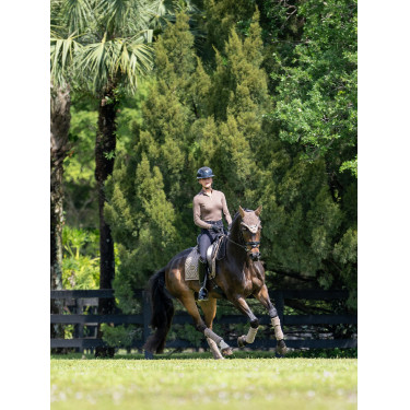 Cuffia anti-mosche Equestrian Stockholm Champagne Beige