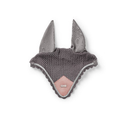 Cuffia anti-mosche Equestrian Stockholm Rosa polverosa