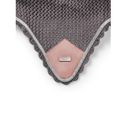 Cuffia anti-mosche Equestrian Stockholm Rosa polverosa