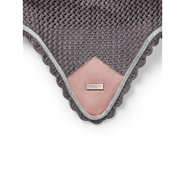 Cuffia anti-mosche Equestrian Stockholm Rosa polverosa