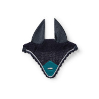 Cuffia anti-mosche Equestrian Stockholm Tutto nero scintillante
