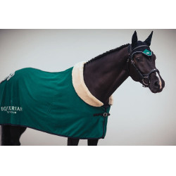 Cuffia anti-mosche Equestrian Stockholm Smeraldo Verde Cuffia anti-mosche Equestrian Stockholm Smeraldo Verde