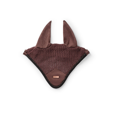 Cuffia anti-mosche Equestrian Stockholm Bagliore infinito Marrone